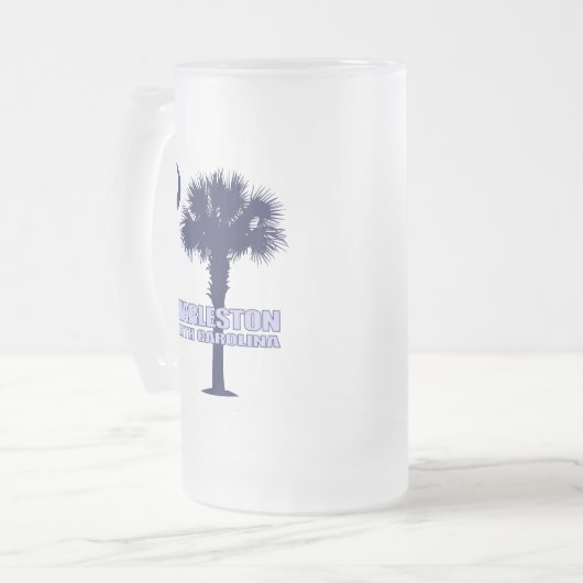 SC Palmetto & Crescent (Charleston) Matglas Bierpul (Voorkant links)