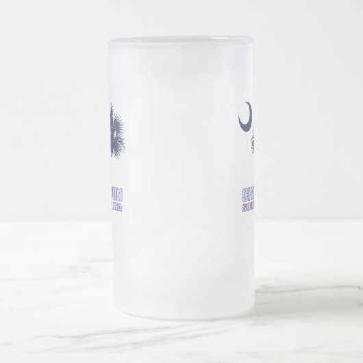 SC Palmetto & Crescent (Charleston) Matglas Bierpul (Center)