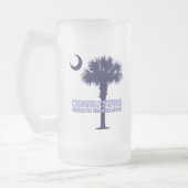 SC Palmetto & Crescent (Charleston) Matglas Bierpul (Links)