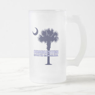 SC Palmetto & Crescent (Charleston) Matglas Bierpul