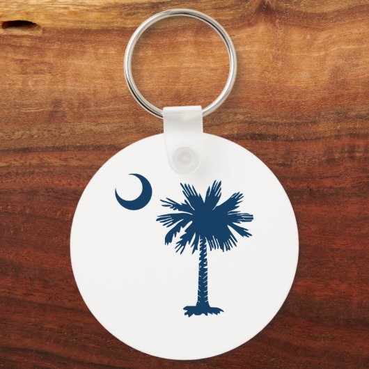 SC Palmetto en Crescent Sleutelhanger (Voorkant)