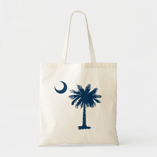 SC Palmetto en Crescent Tote Bag (Voorkant)