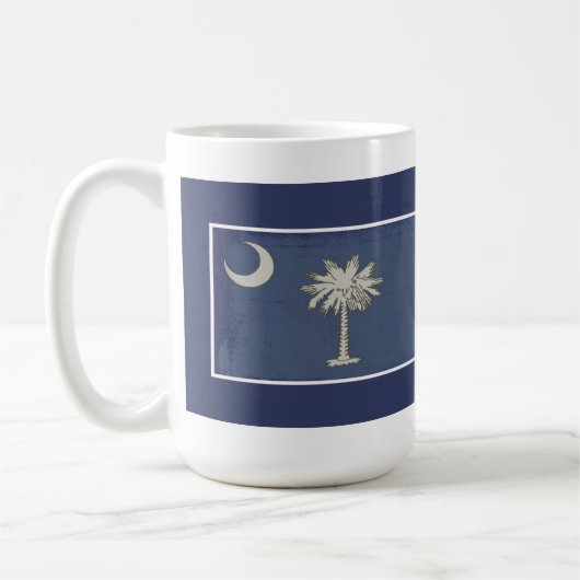 SC Palmetto-Mok vlag Koffiemok (Links)