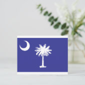 SC Palmetto Moon Statenvlag Briefkaart (Staand voorkant)
