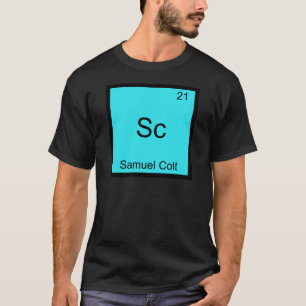 Sc - Samuel Colt Grappig Chemie Elementsymbool T-shirt