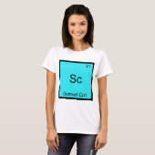 Sc - Samuel Colt Grappig Chemie Elementsymbool T-shirt (Voorkant volledig)
