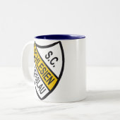 SC Schlesien Breslau Tweekleurige Koffiemok (Voorkant links)