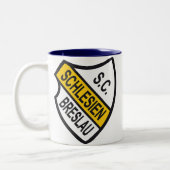 SC Schlesien Breslau Tweekleurige Koffiemok (Links)