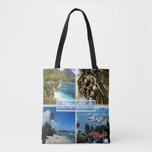 SC Seychellen - Beach Resort - Lodoicea Maldivica Tote Bag (Voorkant)