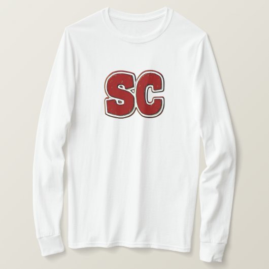 SC South Carolina T-shirt (Design voorkant)