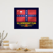 SC Soversoevereiniteitsvlag Poster (Keuken)