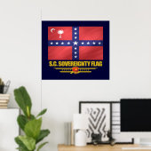 SC Soversoevereiniteitsvlag Poster (Thuiskantoor)