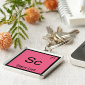 Sc - Stamcel Grappige Chemie Elementsymbool T-shir Sleutelhanger (Zijkant)