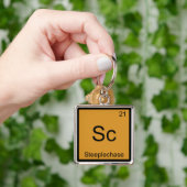 Sc - Steeplechase Grappige Scheikunde Element Symb Sleutelhanger (Hand)