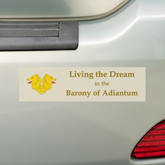 SCA Adiantum bumpersticker (Op auto)