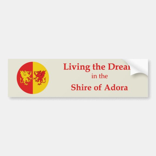 SCA Adora Bumper Sticker (Voorkant)