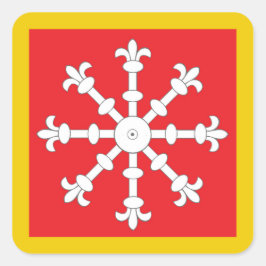 SCA AEthelmearc Populace Badge Vierkante Sticker