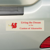 SCA Akornebir Bumper Sticker (Op auto)