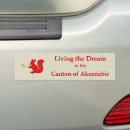 SCA Akornebir bumpersticker