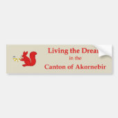 SCA Akornebir bumpersticker (Voorkant)