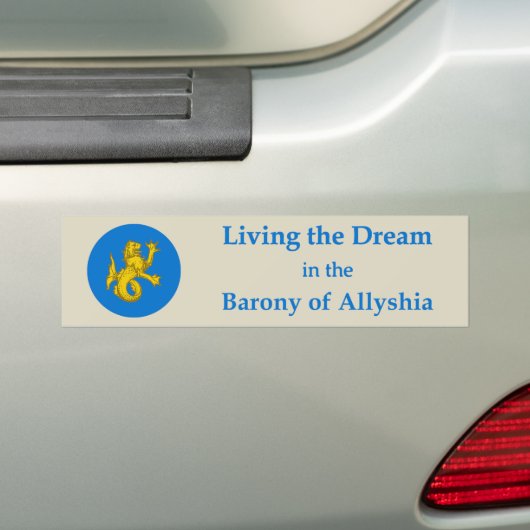 SCA Allyshia bumpersticker (Op auto)
