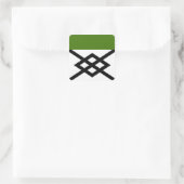 SCA Altavia Populace Badge Vierkante Sticker (Tas)