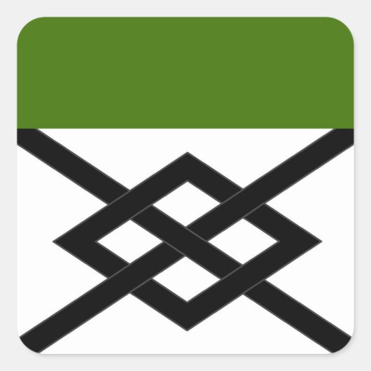 SCA Altavia Populace Badge Vierkante Sticker (Voorkant)