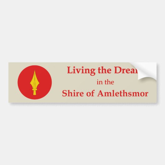 SCA Amlethsmor Bumper Sticker (Voorkant)