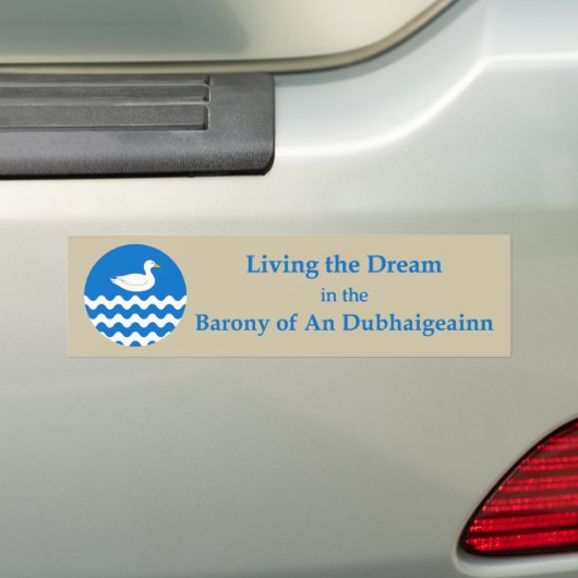SCA An Dubhaigeainn Bumpersticker (Op auto)