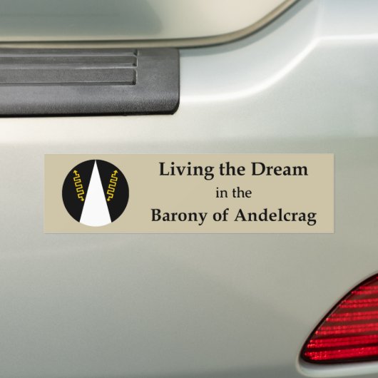 SCA Andelcrag bumpersticker (Op auto)