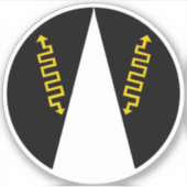 SCA Andelcrag Vinyl Sticker (Voorkant)