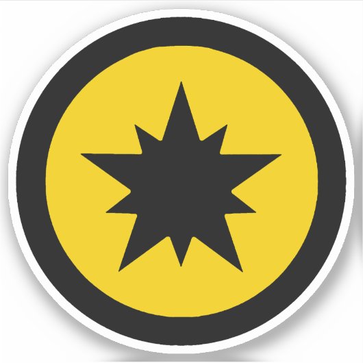 SCA Ansteorra Vinyl Sticker (Voorkant)