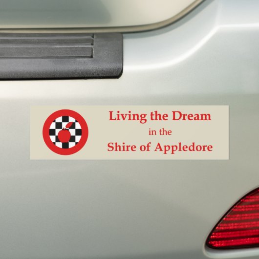 SCA Appledore bumpersticker (Op auto)