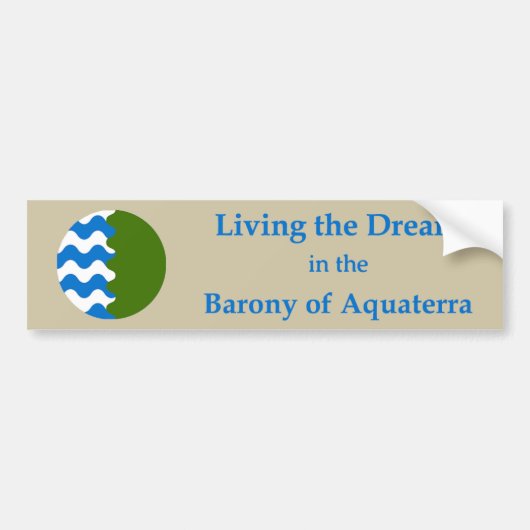 SCA Aquaterra Bumper Sticker (Voorkant)