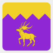 SCA Arn Hold Populace Badge Square Sticker (Voorkant)