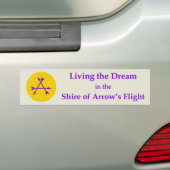SCA Arrow's Flight Bumper Sticker (Op auto)