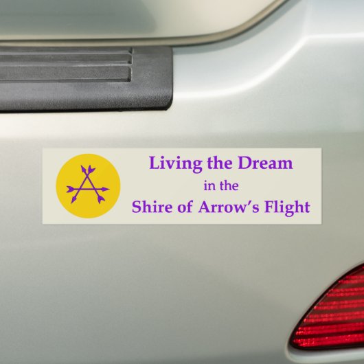 SCA Arrow's Flight bumpersticker (Op auto)