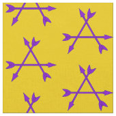 SCA Arrow's Flight Populace Badge Fabric Stof (Close Up)