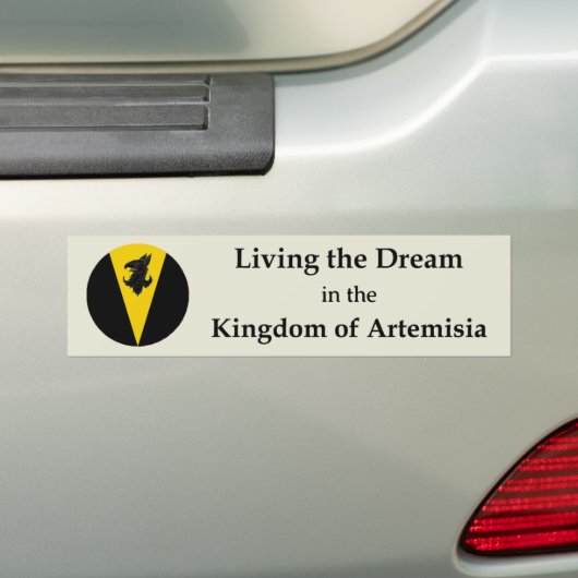 SCA Artemisia-bumpersticker Bumpersticker (Op auto)