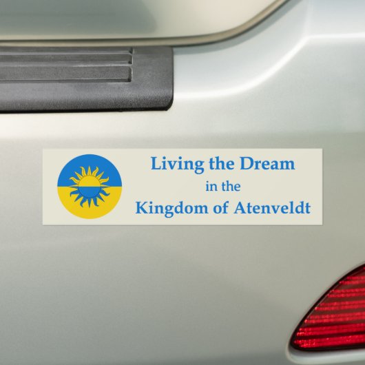 SCA Atenveldt bumpersticker (Op auto)