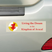 SCA Avacal Bumper Sticker (Op auto)
