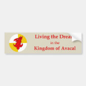 SCA Avacal-bumpersticker Bumpersticker (Voorkant)
