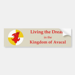 SCA Avacal-bumpersticker Bumpersticker
