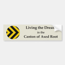 SCA Axed Root Bumper Sticker