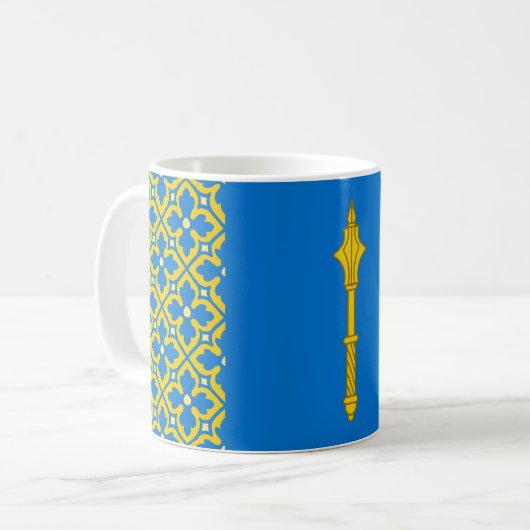 SCA-baljuw koffiemok (Voorkant links)