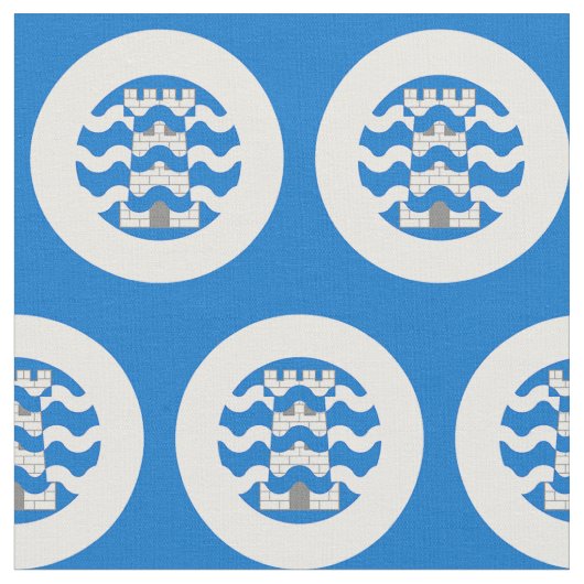 SCA Bard's Keep Populace Badge Fabric Stof (Close Up)