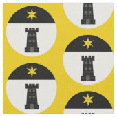 SCA Bordergate Populaire Badge Fabric Stof (Close Up)