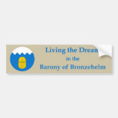 SCA bronzen helm bumper sticker (Voorkant)