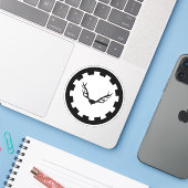 SCA Buckland Cross Vinyl Sticker (Laptop met iPhone)