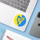 SCA Caer Galen Vinyl Sticker (Laptop met iPhone)